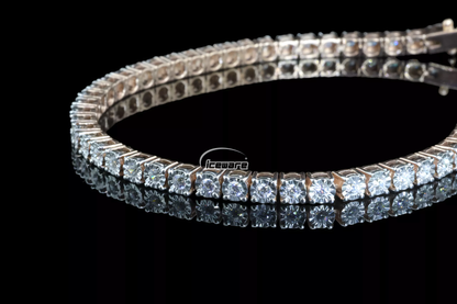 Sparkling Moissanite Diamond Bracelet