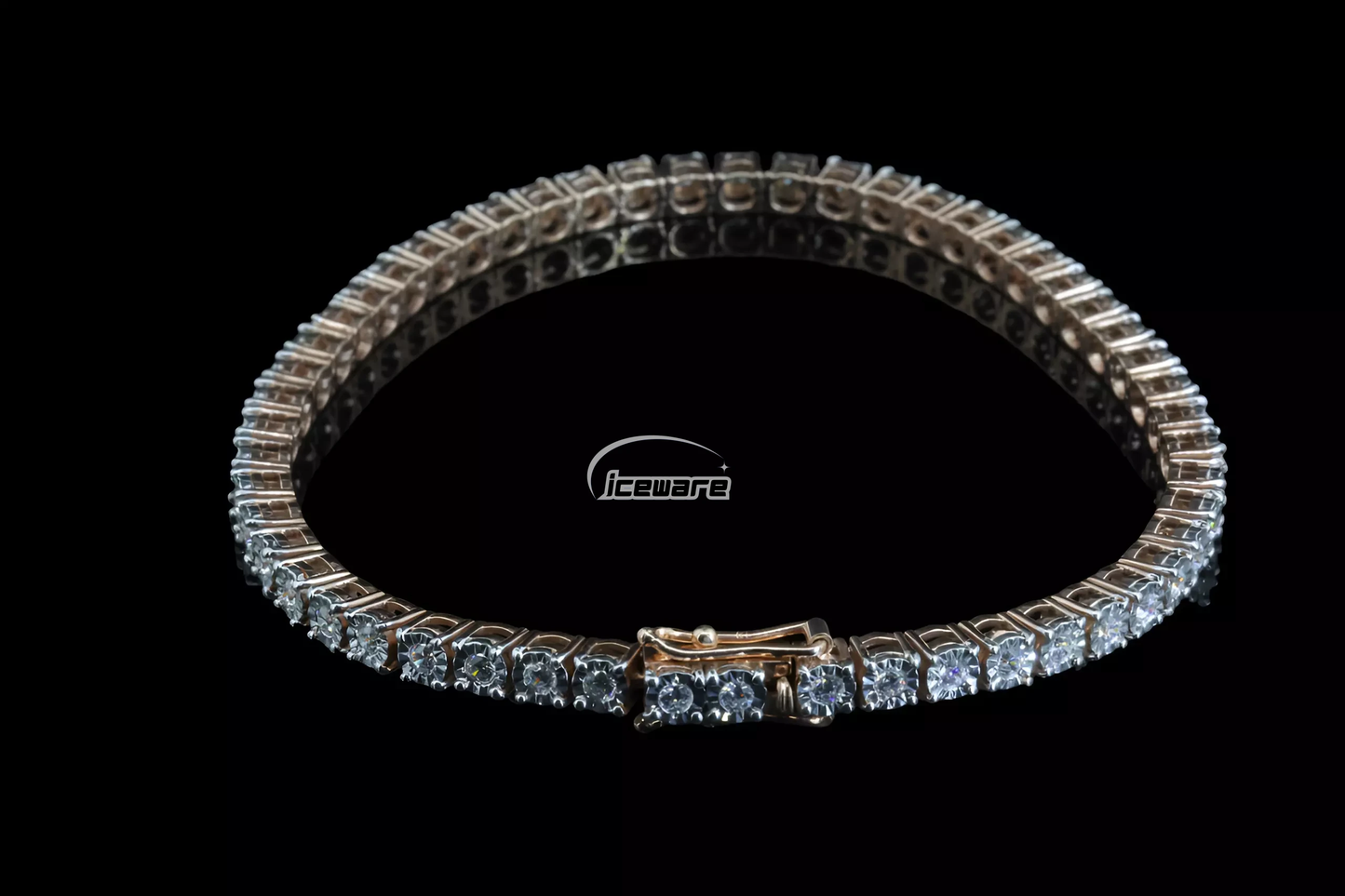 Sparkling Moissanite Diamond Bracelet