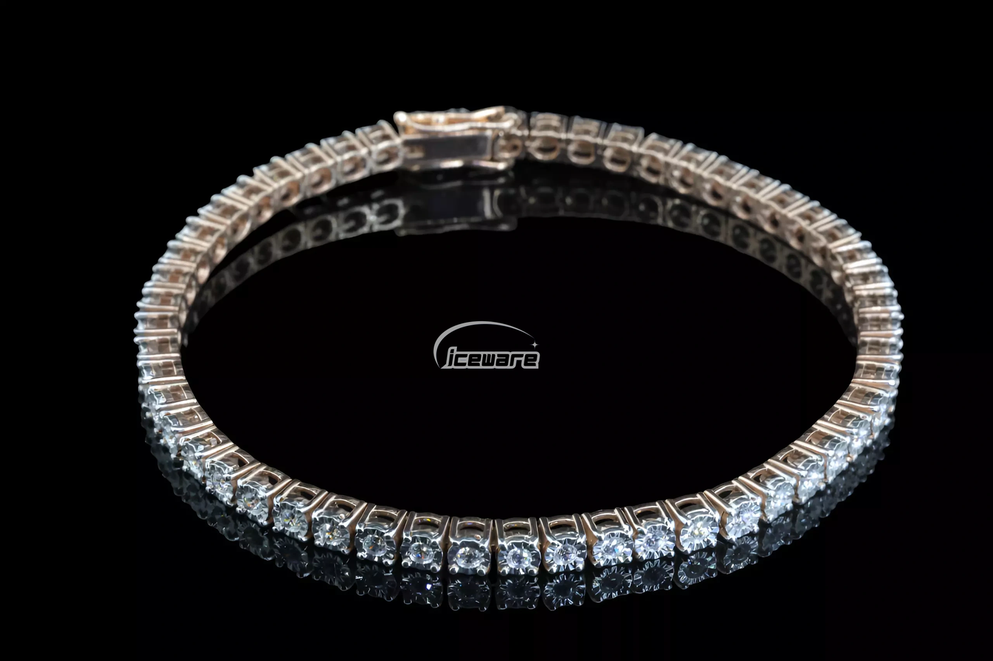 Sparkling Moissanite Diamond Bracelet