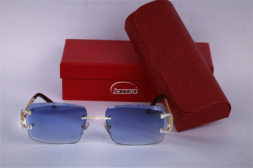 Full Iced Out Vvs Moissanite Elegant Sunglasses