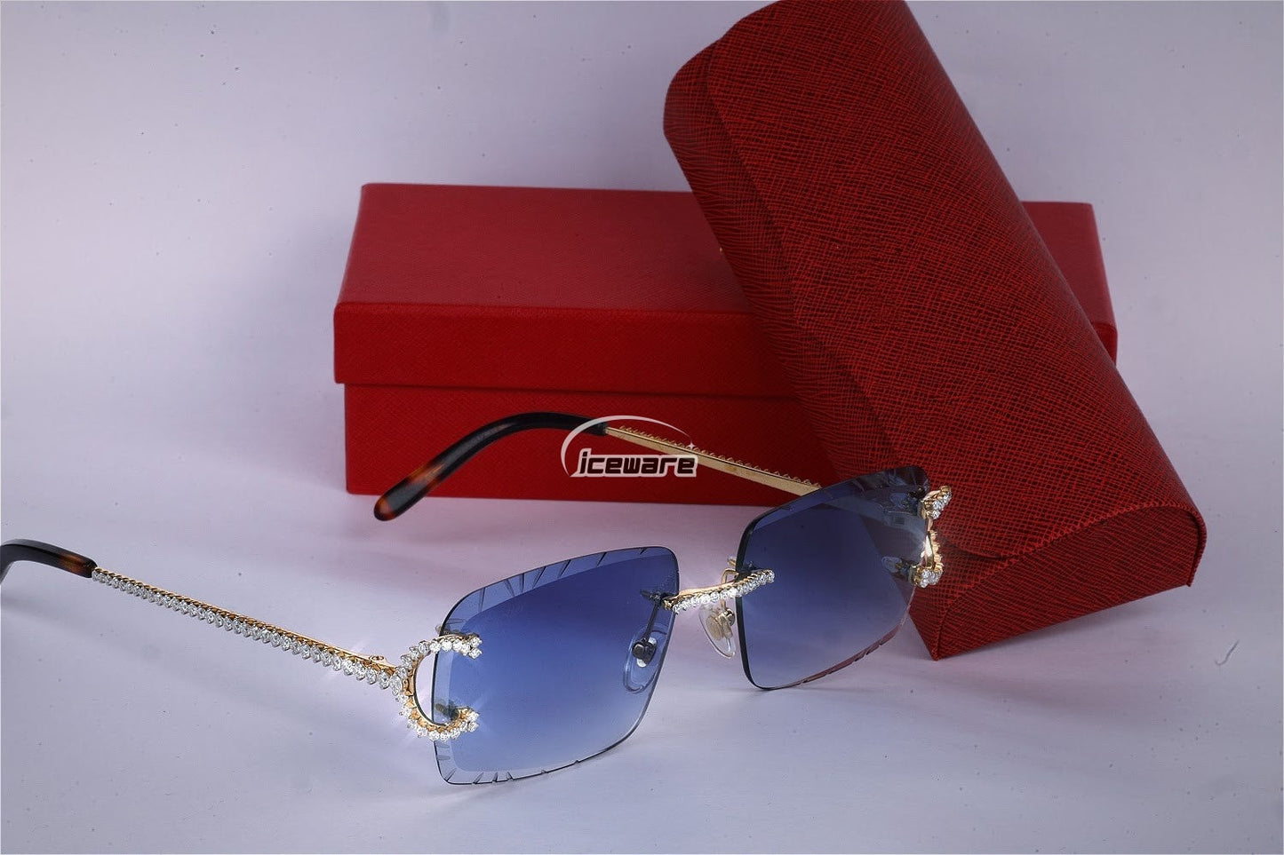 Full Iced Out Vvs Moissanite Elegant Sunglasses