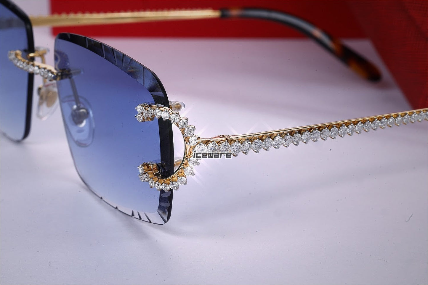 Full Iced Out Vvs Moissanite Elegant Sunglasses