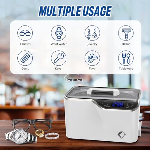 Iceware Jewelry Ultrasonic-Professional Cleaner