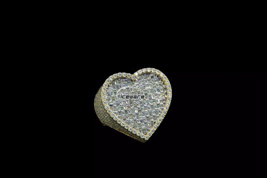 Elegant Heart-Shaped Diamond Ring - Luxury Jewelry