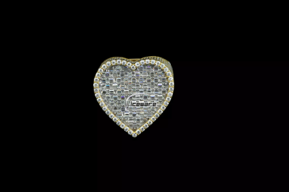 Elegant Heart-Shaped Diamond Ring - Luxury Jewelry