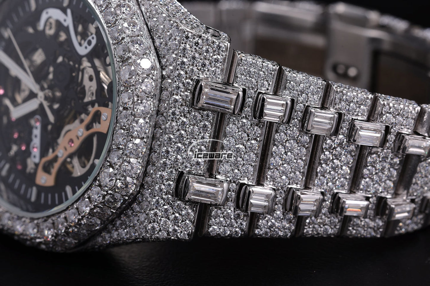 Automatic Movement Watch with Diamond Sparkle