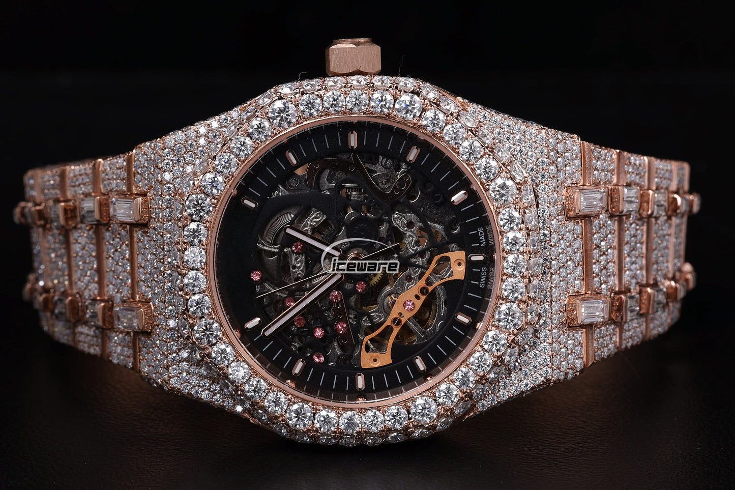 Automatic Movement Watch with Diamond Sparkle