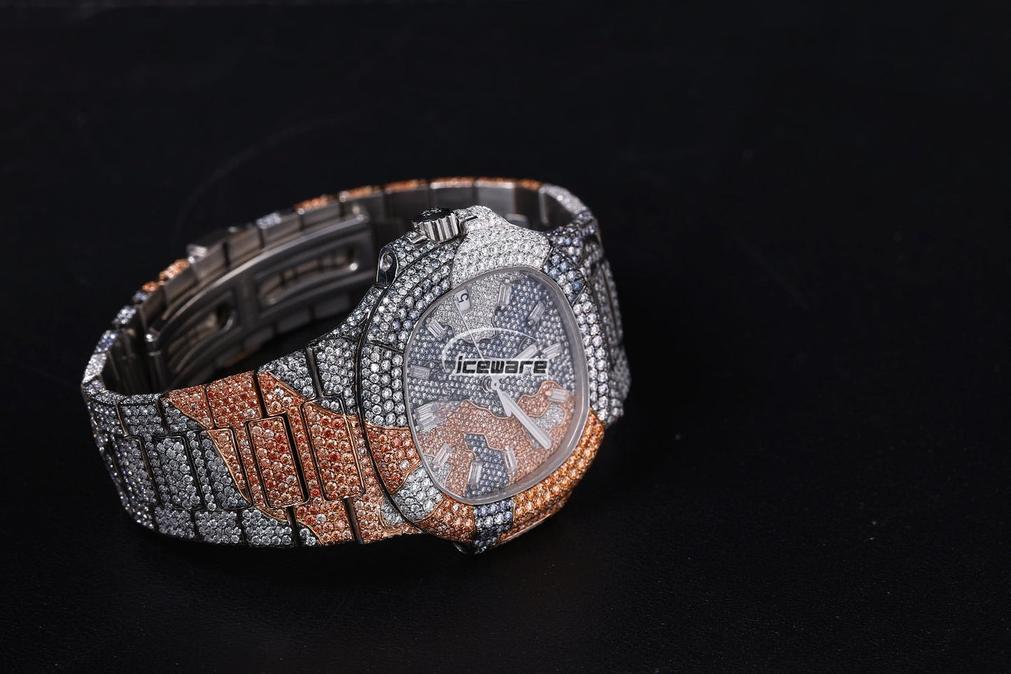 Multicolor Stone Pindu Design Watch