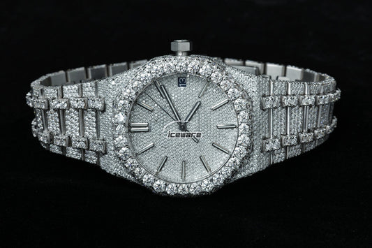 Diamond Round Dial Watch